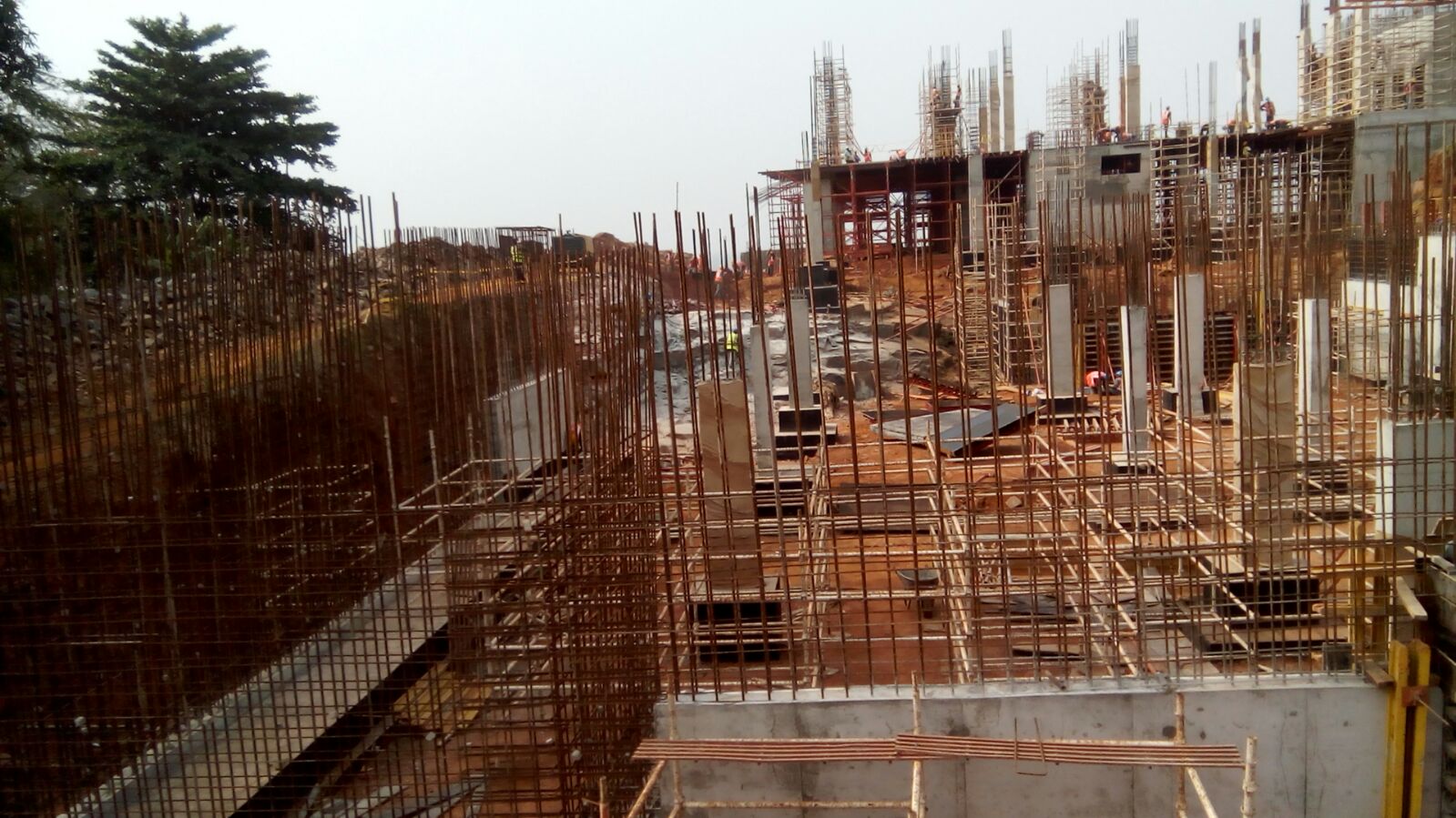 Cape Sierra Hilton Hotel under construction at Free Town, Sierra Leone