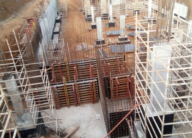 Cape Sierra Hilton Hotel under construction at Free Town, Sierra Leone